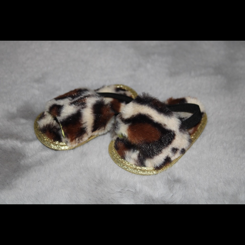 Fluffy baby slides